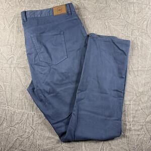 Peter Millar Pants Men's 42 Blue Chino Golf Cotton Stretch